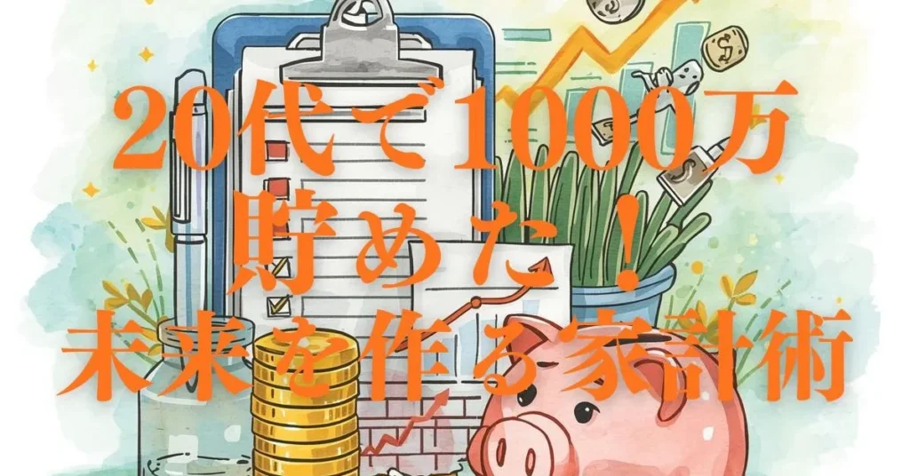 20代で1000万貯めた人の家計管理術｜将来を見据えたお金の使い方とは？